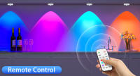 WILLED 6 PCS Luz Nocturna Recargable RGB Con Control Remoto Y Función De Programación LED Para Armario De Cocina Estante - details 5