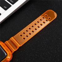 Carcasa Transparente + Correa Para Apple Watch Series 9 8 7 6 SE 5 Compatible Con Iwatch 3 Correa De Plástico 38mm 40mm 42mm 44mm 45mm 49mm - details 16