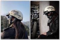 Casco De Motocicleta Retro Para Hombres Y Mujeres Aprobado DOT Con Lente HD Capacidad De Cuatro Estaciones Para Conducción De Scooter - details 12