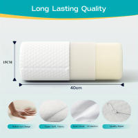 Almohada Redonda Para Cuello Y Espalda Con Cubierta Desmontable Y Lavable Ergonómicamente Diseñada Para Acomodar La Cabeza El Cuello Las Piernas Y El Cuerpo - details 2
