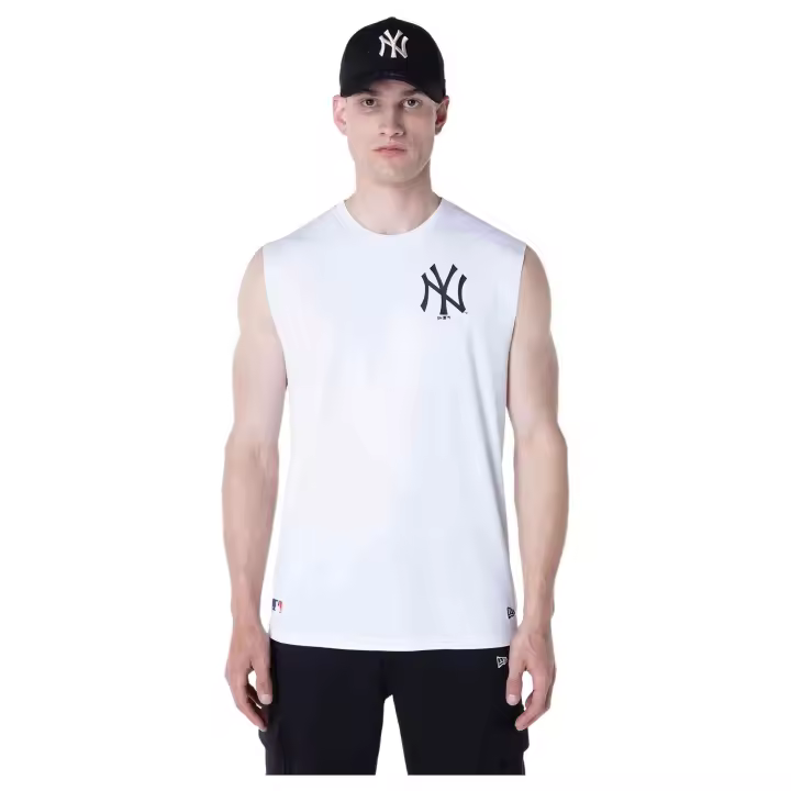 Camiseta marca New Era modelo 60596359 para hombre en color blanco - 1