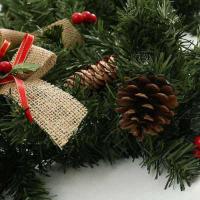 Guirnalda Artificial De Navidad De 5.9 Pies Decorada Con Conos De Pino Y Clusters De Bayas Para Fiestas De Invierno Y Agradecimiento - details 3