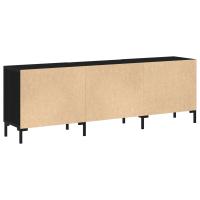 Cabinet de Televisión vidaXL Negro Roble 150x30x50 cm Madera Elaborada - details 3