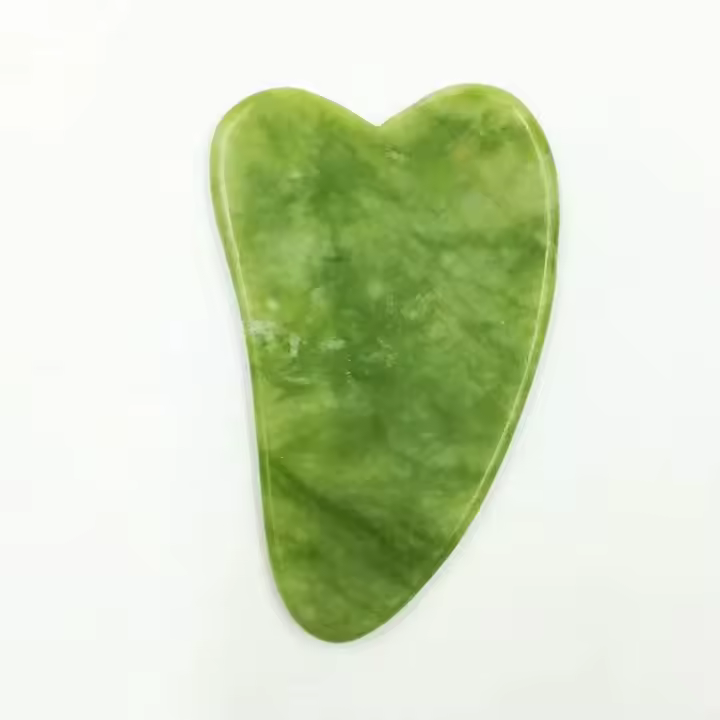 Juego De Herramienta De Masaje Facial Y Cuerpo Dispositivo De Belleza Stone Verde Exquisito Para Cuidado De La Piel Scraping Sheet - 1