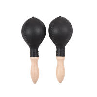 Par De Maracas De 25 Cm Con Cabeza De Arena Y Mango De Madera Instrumentos De Percusión Para Concierto Y Fiestas - details 8
