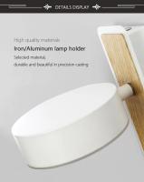 Lámpara De Pared LED Moderna Con Interruptor Iluminación Interior Para Dormitorio Sala De Estar Estudio Lectura Decoración Sconce Metálico Incluye Bombilla - details 10