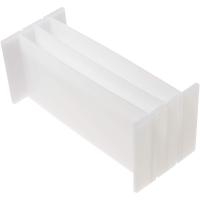 Molde De Tela De Encaje Rectangular De Silicona Para Hacer Sabón 5 Piezas Con Divisores Plásticos Para Crear Diseños De Goteo DIY Y Hecho a Mano - details 0