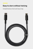 Cable De Datos Baseus PD 20W Para iPhone 14 13 12 pro Max Tipo C Carga Rápida Para Macbook iPad Mini Air 1m/2m Tejido Sin Químicos De Alta Preocupación Origen: China Continental - details 8