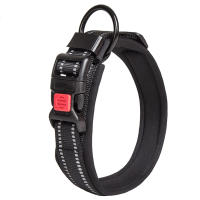 Cuello De Perro Reflectante Ajustable De Espuma Colorido Moda Universal Para Pequeños Medianos Y Grandes Canes - details 6