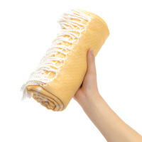 Toallas De Baño Con Borlas Estilo Navideño Absorbentes De Poliéster Y Algodón Turcas Naturales Para Playa Y Piscina - details 5