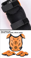 Chaleco De Protección Corporal Para Niños Y Niñas Motocross Armadura De Moto Tamaño Libre Negro/Blanco/Azul Apliicable a Ski Patinaje Y Motos - details 25