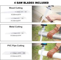 Sábanas Reciprocantes Sin Cable 18V Con Velocidad Ajustable Para Madera Y Metal Compatible Con Batería Makita (sin Incluir Batería) - details 1