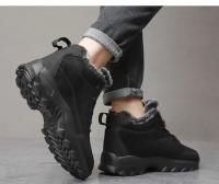 Botas De Nieve Para Hombre Invierno Con Pelo De Zorro Zapatos Deportivos Al Aire Libre 2023 Nuevo Calzado Cálido Para Hombre Botines Botas Hombre - details 4