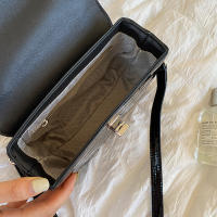 Bolso Cuadrado Pequeño Para Mujer Con Patrón De Cocodrilo Moda Versátil De Alta Gama Bolso De Mano De Hombro Y Cruzado - details 1
