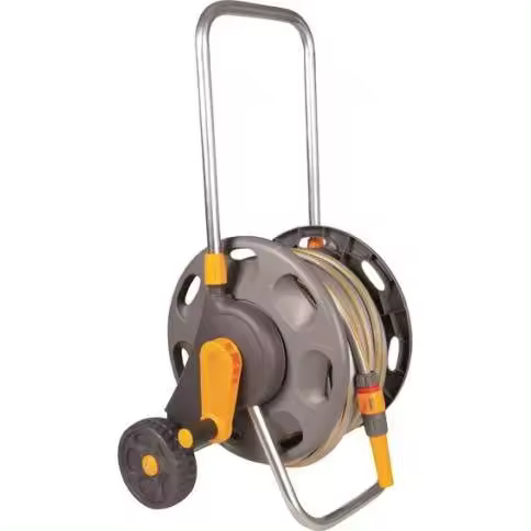 Carro porta mangueras + mangurera 30m Ø15mm + Accesorios. 2487R9012 Hozelock - 1