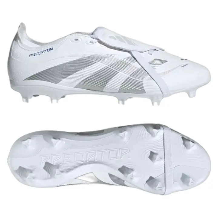 Botas de Futbol Adidas Predator League French Terry para unisex en color blanco - 1