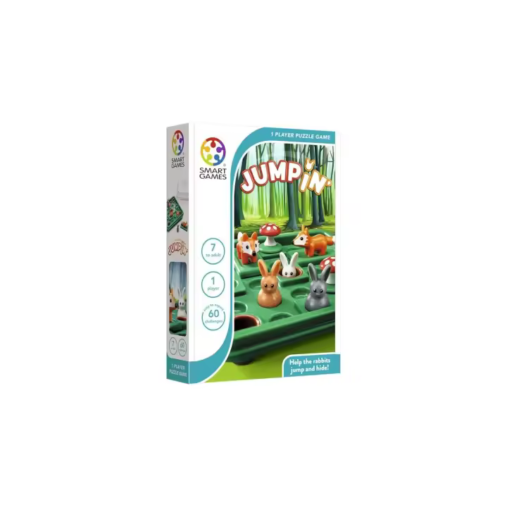 Ludilo Jump In - Juego de Mesa de Lógica para Niños de 7 Años con Conejos y Zorros - 1