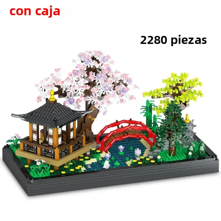 Construcción DIY De Bloques De Jardín Zen Para Adultos Y Niños Colección De Arquitectura 2280PCS Juguetes Educativos Para El Desarrollo De La Inteligencia Espacial - 1
