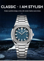 Reloj De Cuarzo Para Hombre Moda Negocios Casual Resistente Al Agua Con Calendario Completo Regalo Elegante De Cumpleaños Decoración Diaria Para Ropa - details 1