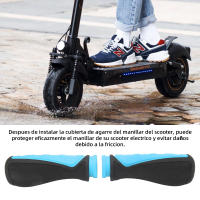 HORO.ES Puños antideslizantes Smartgyro Rockway, Crossover, Speedway, K2, Skateflash Manillar De Scooter Mango De Goma De 2 Piezas Goma Antideslizante Absorbente De Golpes para Scooter Eléctrico - details 2