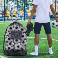 Bolsa De Red Extra Grande Para Baloncesto Con Cordón Y Bolsillo Cerrado Ideal Para Fútbol Voleibol Y Baloncesto Almacenamiento Deportivo - details 0