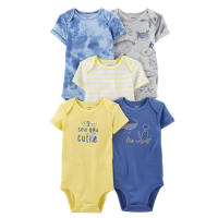 Ropa para niños, novedad de verano, mono triangular de manga corta para bebés, ropa para gatear, mono de bebé de cinco piezas - details 33