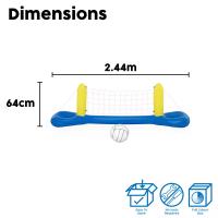 Juego de Volley Hinchable - A partir de 3 años - 244x64 cm - Para Piscina | XHC BRICO - details 2