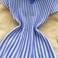 YuooMuoo Vestido Corto A-Line De Moda Y2K Para Mujer Manga Corta Estilo Casual Rayado Tejido Suave Vestido De Verano Para Calle Mujeres - details 15
