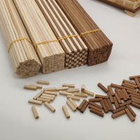 50Pcs Varillas De Bambú Rectangulares Para Modelos Y Manualidades No Terminadas Material De Madera Para Artesanía Y Construcción - details 4