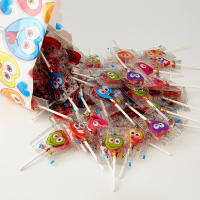 Deliex delicias de Extremadura - 200 Piruletas Corazon Sabores y Colores Surtidos SIn Gluten - Caramelos con Palo TocToc - details 2