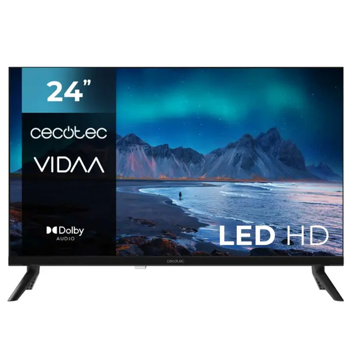 A5 series ALH50024 Televisión LED 24” con resolución HD con sistema Dolby, Smart TV VIDAA, WiFi Integrado, Salida de auriculares, 3 HDMI y 2 USB. - 1