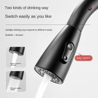 Grifo De Cocina De Acero Inoxidable 304 Con Mangue Pull out Y Rotación De 360 Grados Tope Único Regulador De Mano Tapa De Rociador Móvil Para Fregadero - details 2