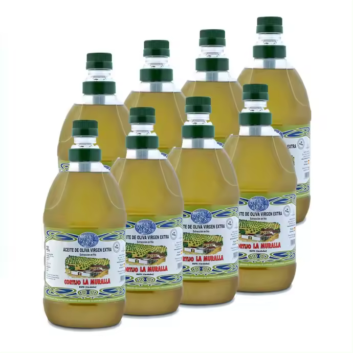 Aceite de Oliva Virgen Extra - Cortijo La Muralla - Caja 8 Garrafas 2 L. - 1