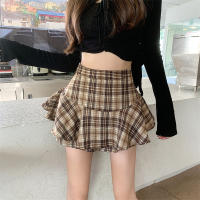 Falda Mini Tres Niveles Y2K Cintura Alta Tartán Volante Escocés Falda Skort Mujer Estilo Aesthetic Ropa Primavera Verano Otoño Invierno - details 2