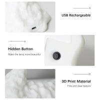 Lámpara De Noche Dragón Fuego 3D Recargable LED Para Camping Decoración De Hogar Para Niños Y Adultos Regalos Luz De Mesa Para Dormitorio - details 4