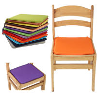 Cojín De Silla De Poliéster 35x35cm Con Correa Antideslizante Para Comedor Sofa Oficina Coche - Almohada De Asiento Interior Hogar - details 14