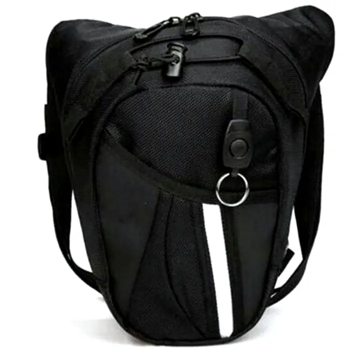 Bolsa De Cintura Para Hombre En Nylon Impermeable Estilo Militar Moto Bolsa De Pierna Divertida Funda De Cinturón Bolsa De Viaje - 1