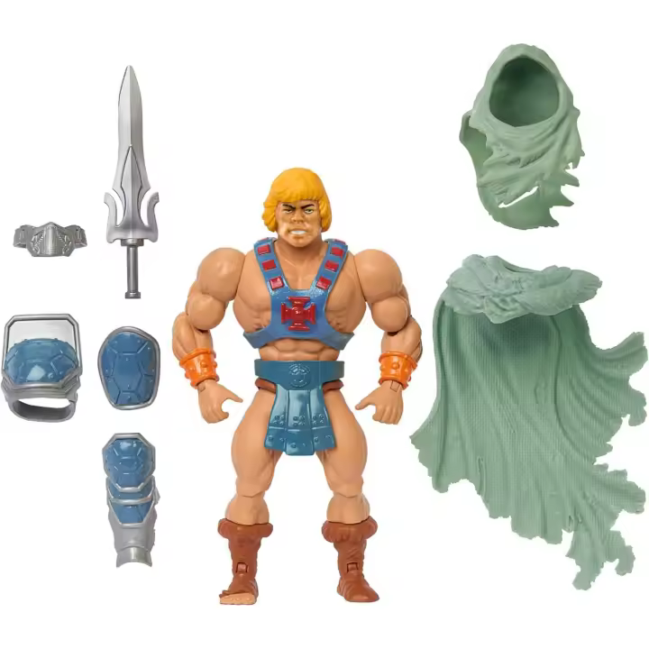Masters of the Universe MOTU Turtles of Grayskull Stealth Ninja He-Man, Figura de acción con accesorios, inspirado en las Tortugas Ninja, juguete regalo para niños y niñas - 1