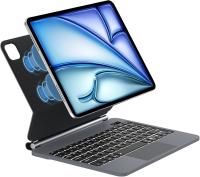 FOGARI Teclado iPad Air 11 Pulgadas 2024, Magic Keyboard para iPad Air 11 M2 2024, Teclado iPad 5/4 10.9"/ iPad Pro 11 (4ª/3ª/2ª/1ª), Español Teclado Retroiluminación con Trackpad, Negro - details 0
