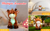 Muñeco De Peluche Giraffa 30cm LED Iluminado Suave Juguete Animal Decoración Para Hogar Y Niños Regalo Para Niñas Y Niños - details 1