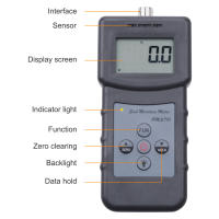 Medidor De Humedad De Suelo Digital Precisión Alta 0-50% Higrometro Para Prueba De Arena Del Río Cemento Tierra Herramienta De Sensor Plater PMS710 - details 3