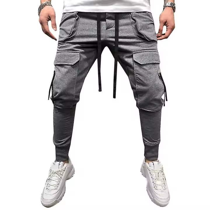 Men Pants Cargo Trousers - 1