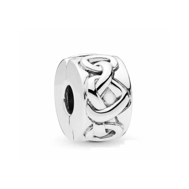 Clip Pandora Corazones Anudados de plata de ley 798035 PANDORA Raíz Joyas de Plata Joyas Pandora MUJER inicio Clips Pandora Mujer Pandora original - 1