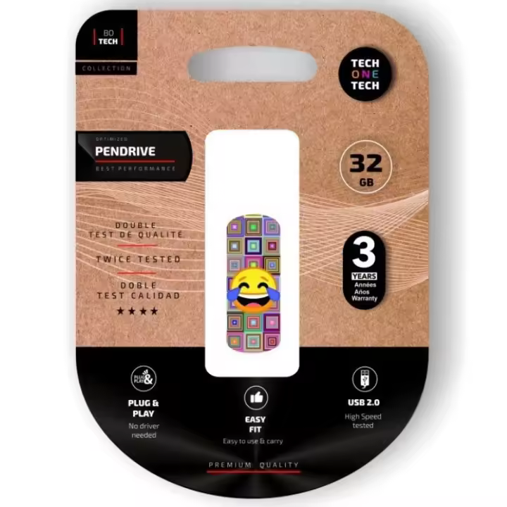 Memoria USB Tech One Tech Emoji 32GB USB 2.0 - 1