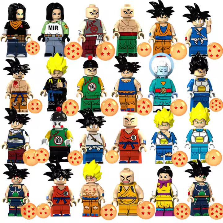 MOC24 Dragon Ball Set Bloques de Construcción Minifiguras Pequeñas Partículas Plug-In Juguetes Bolsas - 1