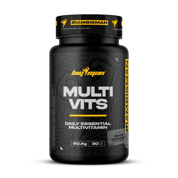 BigMan  Multi Vits 60 Caps   Complejo Multivitaminico para Mujer y Hombre  Deportistas  Vegetarianos  Recuperate de tus Entrenamientos - 1
