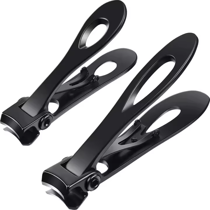 Set de cortaúñas con lima - Set de uñas para hongos - Cortaúñas - Cortaúñas para pies - Uñas encarnadas - Uñas con hongos - Uñas con hongos - Negro - 1