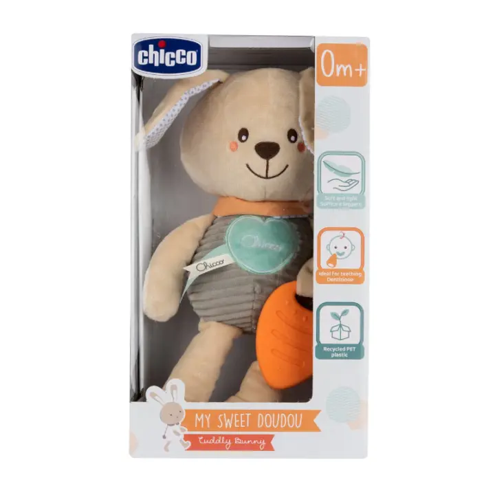 CHICCO MI PRIMER PELUCHE MY SWEET DOUDOU CONEJITO CARICIAS +0M - 1