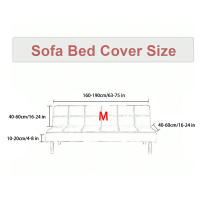 Cubierta De Sofá Cama Sin Brazos Con Patrón De Hojas Tejido En Jacaranda Efecto Impermeable Protege Textiles Del Gato - details 0