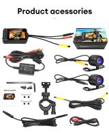 Cámara DVR Para Motocicleta 3 Pulgadas Impermeable Con Visión Nocturna 720P Delantero Y 480P Trasero Grabación En Círculo Sensor G Y Detección De Movimiento Negro - details 13